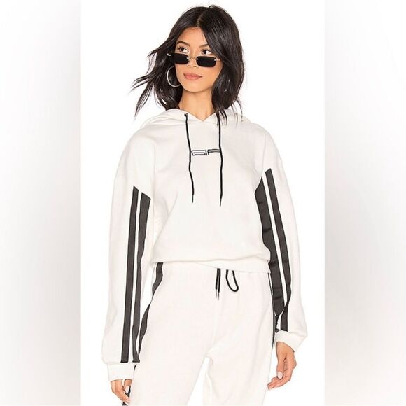 I.AM.GIA REVOLVE White Logo Striker Hoodie- Size Small - Picture 1 of 8